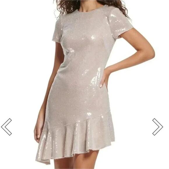 Eliza J Sequined Party Dress - Picture 6 of 8